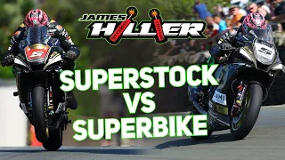 James Hillier shows us the difference between his Superbike vs Superstock IOMTT Bikes