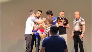 Romania buxarest  world championship armwrestling2021..