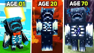 Surviving 99 Years As Warden in Minecraft...