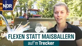 Verflixte Treckertechnik: Amelie will starten, aber die Technik streikt | Auf'm Trecker Fo. 19 | NDR