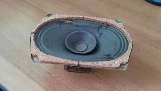 How to repair a speaker with damaged paper cone and surround 🔊