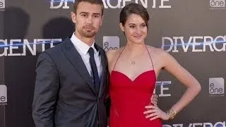 Theo James And Shailene Woodley (2014) - Divergent Premiere Madrid, Spain