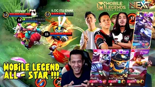 Mobile Legends All Star !!! FRANCO SAMPE DIBILANG HORROR ! | Psychoo , Rmitchi,Dwi Woii &Maze Gaming