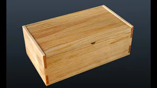 Hand tool woodworking.Tea box making. Only hand tools.