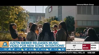 Justin Bieber releases his music video for his new song "Intentions"