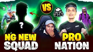 Nonstop Gaming 🥵 New Squad Fail Main 😱 Squad Ng Vs Pro Nation 😯 Garena - Free Fire 🔥