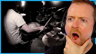 Drummer's brain gets destroyed by Infant Annihilator