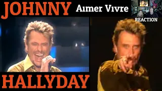 Reaction - Johnny Hallyday - Tour Eiffel 2000 - Final - Aimer vivre | Angie & Rollen