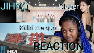 Just Amazing | Jihyo "Killin' me good" Official MV, "Closer" Audio and Dance Practice Reaction