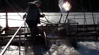 Fish Wheel on the Copper River in Chitina, Alaska 2011 Part 3