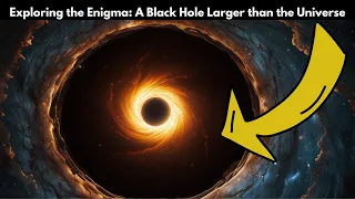 Exploring the Enigma: A Black Hole Larger than the Universe