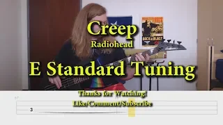 Creep - Radiohead (Bass Cover with Tabs)