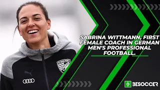 Sabrina Wittmann, first female coach in German men's professional football. #besoccer #futbol