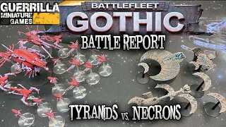 Battlefleet Gothic Battle Report - Necrons vs. Tyranids