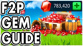 Get 2,500 GEMS Per Day FREE in Rise of Kingdoms! Rise of Kingdoms F2P Gems Guide