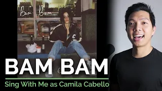 Bam Bam (Male Part Only - Karaoke) - Camila Cabello ft. Ed Sheeran