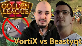 Rückkehr von VortiX 🇪🇸 vs Beastyqt 🇷🇸 - Kein Stein - Golden League 2 - Age of Empires 4 [Deutsch/4K]