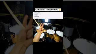 4 patterns to build your triplet chops with. 💪