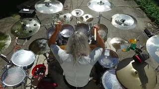 J.Boyle OUTDOOR "LIVE" EURO METAL Drum over covers (SICK) #foryou 11-30-23 #foryou  #viral  #drummer