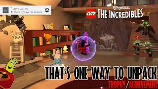 Lego The Incredibles: That’s One Way To Unpack Trophy/Achievement - HTG