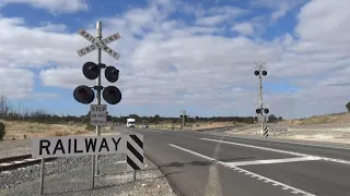 Mallee Highway Level Crossing, Ouyen, Victoria, Australia