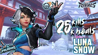 KIRIKO MAIN plays LUNA SNOW and carries RANKED MARVEL RIVALS Gameplay (No Commentary) #marvelrivals