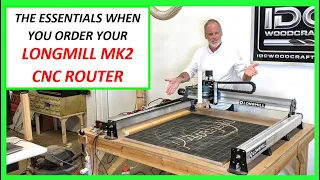 CNC Router Essential Items You Need When Ordering Your CNC Router [Longmill MK2 by Sienci Labs]