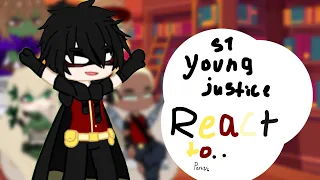 S1 YOUNG JUSTICE REACT TO... | part 1/6 | robins part | spida