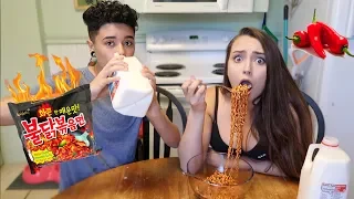 EXTREME SPICY NOODLE CHALLENGE