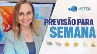 05/05/2024 - Previsão do tempo para a semana | METSUL