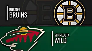 Boston Bruins vs Minnesota Wild|Game Highlights|Фев.1.2020|сезон19-20