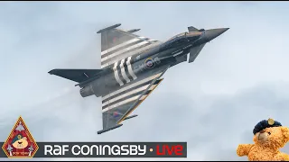 LIVE FIGHTER TOWN ACTION EUROFIGHTER TYPHOON, BBMF SPITFIRE & HURRICANE • RAF CONINGSBY 20.05.24