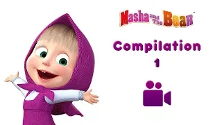 Masha and the Bear - 📹Music Clips! Song Compilation 1 🎧 (5 songs) Best Nursery Rhymes Songs!