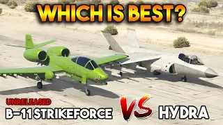 GTA 5 ONLINE : B-11 STRIKEFORCE VS HYDRA (WHICH IS BEST?)