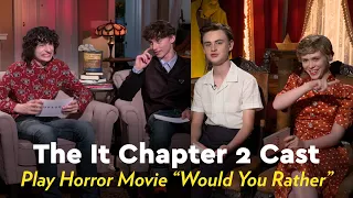 The It Chapter 2 Cast Play an Intense Game of Horror Movie "Would You Rather" | POPSUGAR Pop Quiz