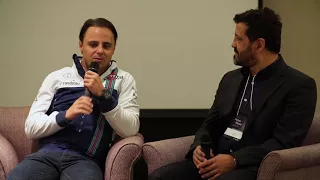 Felipe Massa fala sobre o Schumacher no encontro com a Randstad.