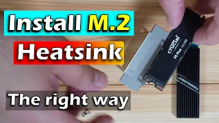 How to install M.2 Heatsink