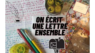 ASMR - On écrit une lettre ensemble (relation épistolaire)