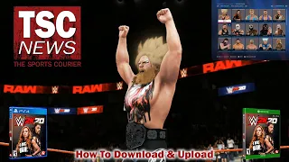 WWE 2K20 Community Creations - How To Download and Upload Creations