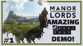 MANOR LORDS | The HYPE was Real! | DEMO GAMEPLAY - Part 1