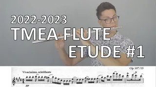 2022-2023 Texas All State Flute Etude #1: Karg-Elert Op. 107/19