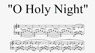 "O Holy Night" (ноты для фортепиано)