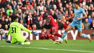 LIVERPOOL 2-2 MANCHESTER CITY MANÉ FODEN SALAH & DE BRUYNE ALL SCORE IN THRILLER AT ANFIELD