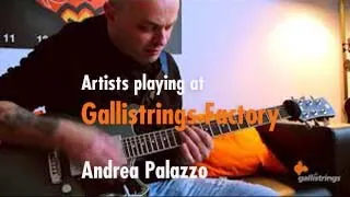 Musician friends at Gallistrings factory - Andrea Palazzo guitar solo with RS1046 nickel strings