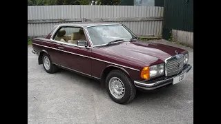 1985 Mercedes W123 230CE Coupe in Pajett Red Metallic - SOLD