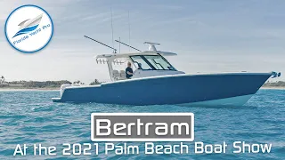 Bertram Booth at the 2021 West Palm Beach Boat Show