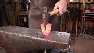 Anvil bending or scrolling fork