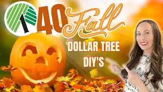 Nothing but DOLLAR TREE FALL DIY'S - Budget friendly fall diy's - Fall home decor craft ideas