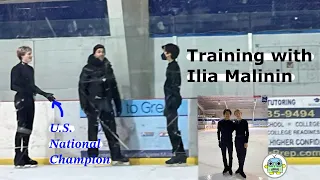 D.C. trip to train with Ilia Malinin