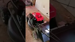 testing honda lawn mower after restoration